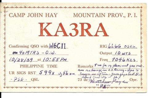 Qsl 1939 camp - camp, à