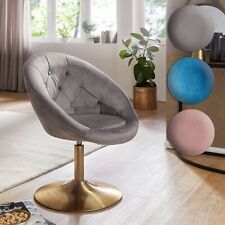 FineBuy Chaise longue Velours