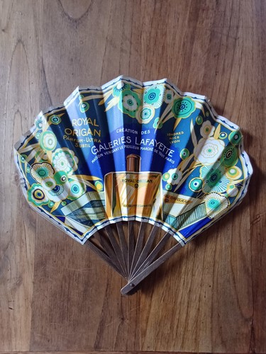 Rare éventail art déco 1922 - art,