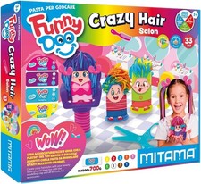 Mitama boîte de jeu Crazy Hair Salon, pâtes à modeler, 33 pièces, à partir de...
