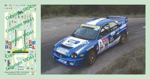 Decals subaru impreza wrc - decals,