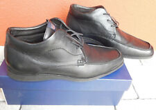 CHAUSSURE GANT franklin en CUIR EUR 45 us 13 UK 10.5 black leather shoes LEDER