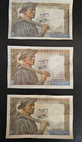 France billets 10 - france, 3