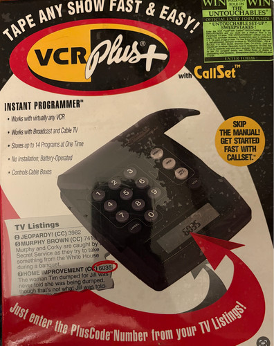 Vintage vcr plus instant - vintage,