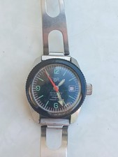 Montre De Plongée Automatique Femme Vintage Incabloc 25 Rubis Ébauche Suisse...