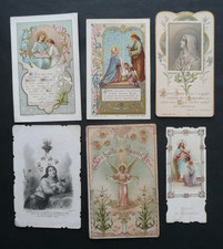 Lot de 6 anciennes  IMAGES PIEUSES RELIGIEUSES.. n 30
