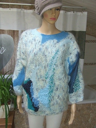 Phildar magnifique gros pull - ,