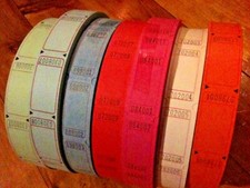 lot 70 TICKET CINEMA NEUFS FÊTE USA DECO MARIAGE COTILLON SURPRISE TOMBOLA LOTO