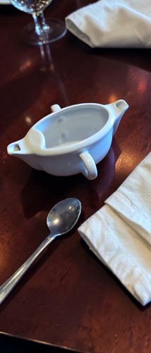 Saucière gras maigre - maigre, ancienne