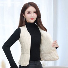 Femme Polaire Rembourré Gilet