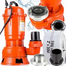 Pompe de relevage avec broyeur + tuyau 30m | Fosse septique, eaux usées/sales