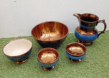 LOT DE PICHET BOL EN FAIENCE