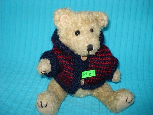 Peluche m80 ours 23cm - ours,