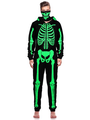 Costume halloween squelette - d'halloween,