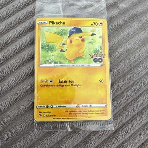 Carte pokemon pikachu 028 - carte,