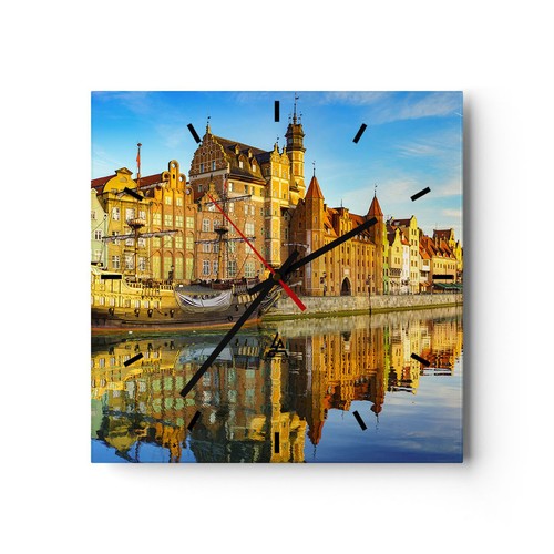 Horloge murale verre - murale,
