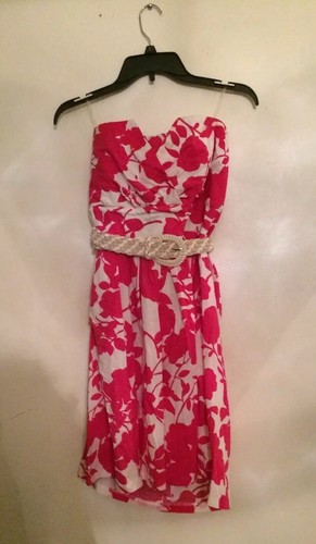 Corey pink and white floral - and,
