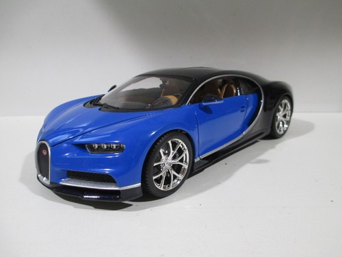 Bugatti chiron noir bleu - chiron, black