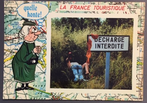Carte postale humoristique - humoristique,
