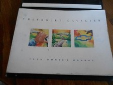 93 Chevy Cavalier Propriétaire Opérateurs Manuel