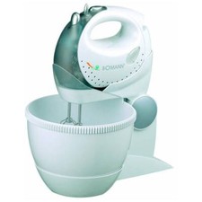 Mélangeur avec Cuve Rotative et Batteur à Main en un, 5 vitesses+Turbo  Bomann C