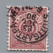 Wurtemberg Michel numéro 58