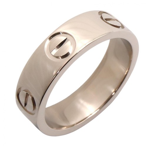 Bague cartier love blanc - cartier, or