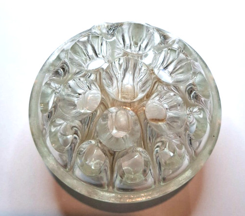 Ancien pique fleurs verre - fleurs, en
