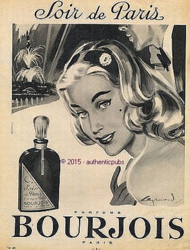 Publicite parfum bourjois soir - publicite,