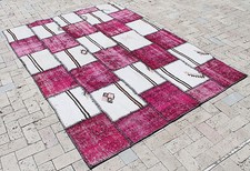 Tapis Turc 66''x93'' Patchwork Overdyed Rug 170x238cm