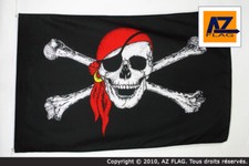 DRAPEAU PIRATE TÊTE DE MORT