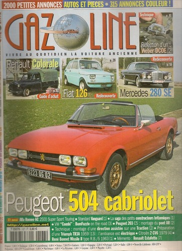 Gazoline 167 peugeot 504 - 167,