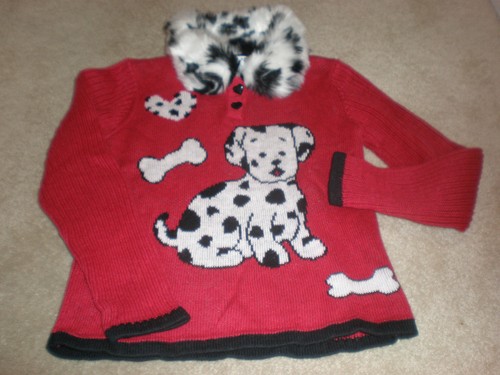 Girl size dalmation dog - girl's,
