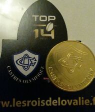 monnaie de paris rugby sport top 14 CO CASTRES OLYMPIQUE pièce dorée 