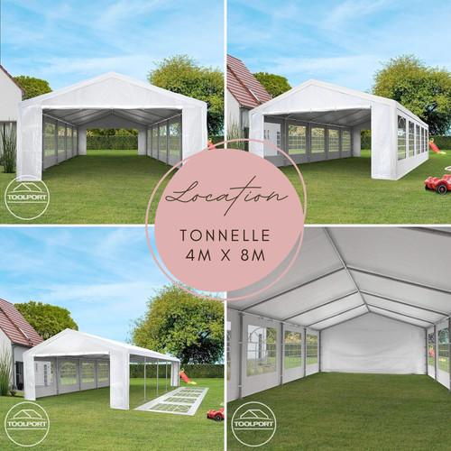 Tonelle barnum 4x8 - tonelle,