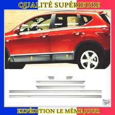 Protecteur de porte latérale chromé 6 pcs INOXY pour NISSAN QASHQAI 2006 à 2013