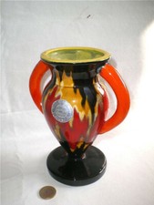 VASE EN CERAMIQUE EMAUX D'ART