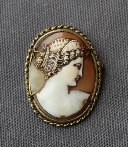 Camee old cameo bijoux broche