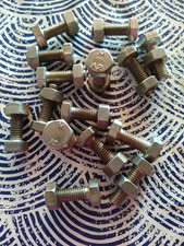 Lot 15 boulons vis écrou A2 en inox M 10 30 mm tête hexagonale de 17