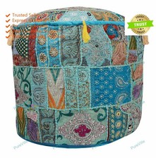 Indien Vintage Floral Ottomane