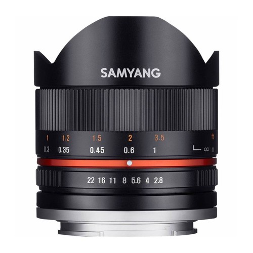 Samyang 8mm fish - f/2.8, fish-eye