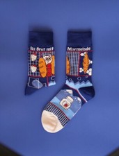 Chaussettes fantaisie Chat Bleue - Unisexe Femme Homme 