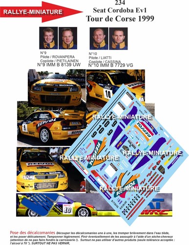Decals ref 0234 seat - decals,