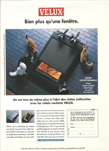 Publicite 1993 velux plus - 1993,
