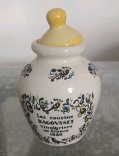 .Ancien Pot A Moutarde " PIKAROME "  Porcelaine DIGOIN - Sarreguemines