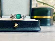 Bague Émeraude argent 925