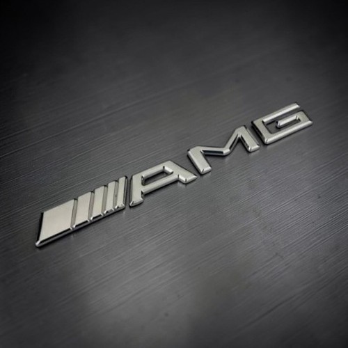 Amg logo mercedes - mercedes, chrome