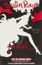René Gruau, 1980s - Bal Du Moulin Rouge, Frénésie - Original Vintage Affiches