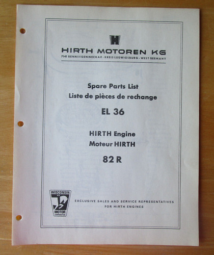 Hirth motoren el36 - motoren,