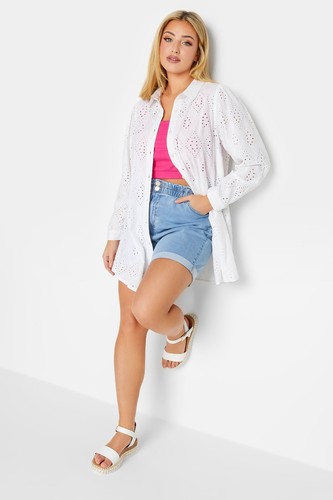 Chemisier broderie anglaise - chemisier,